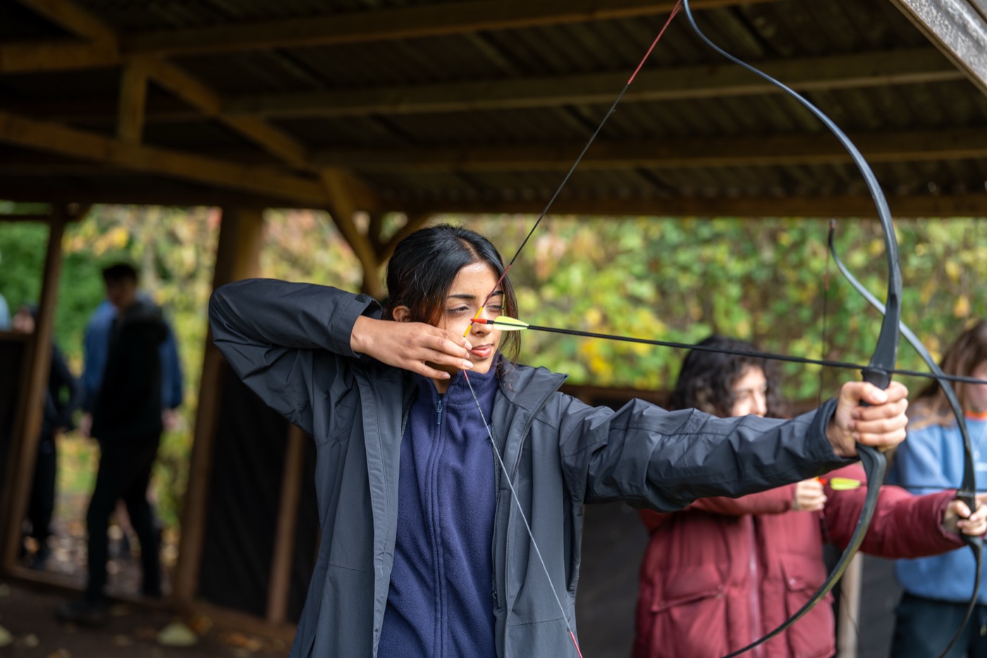 Archery session at Hilston Park