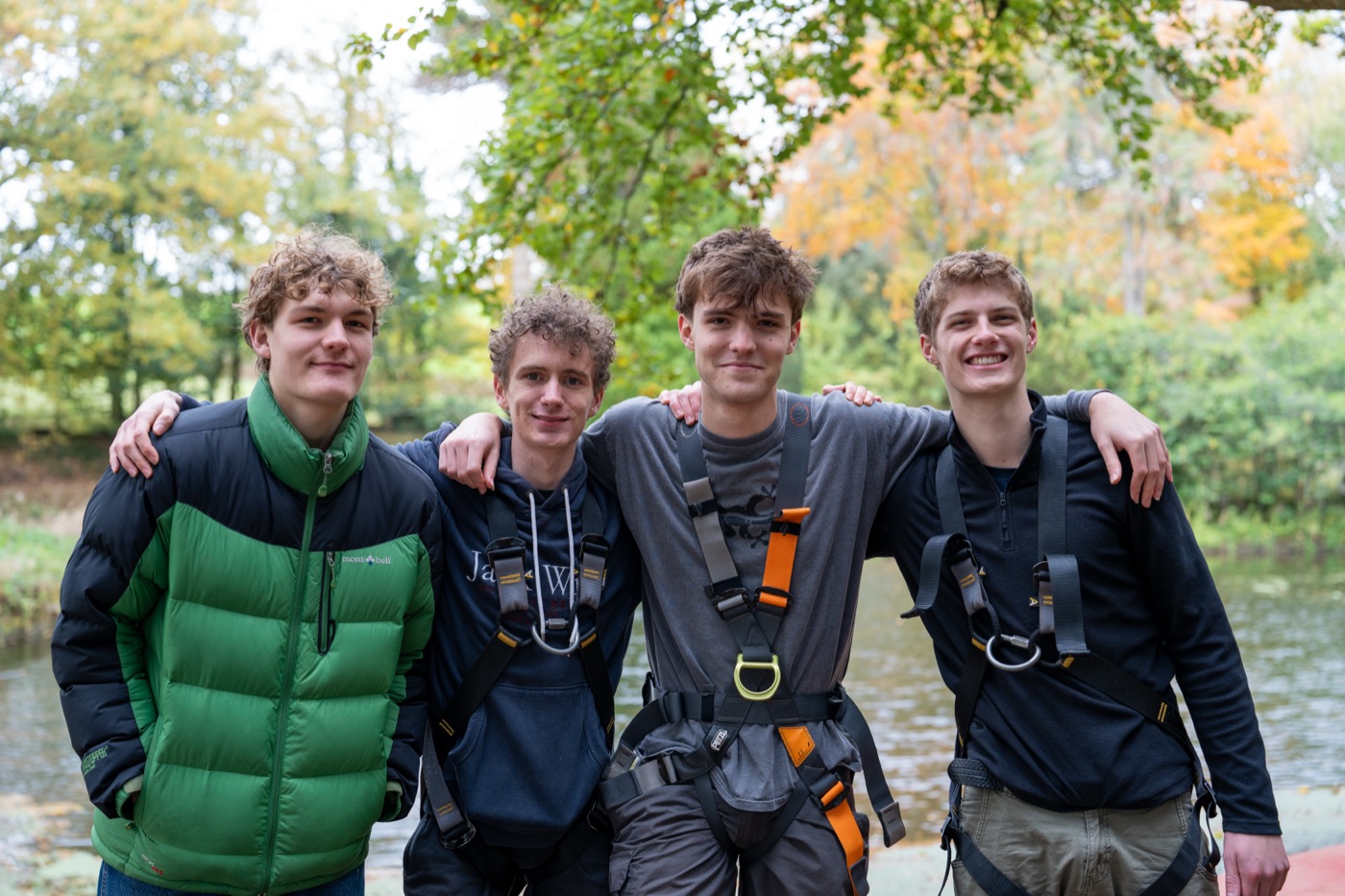 Outdoor team activities at Hilston Park
