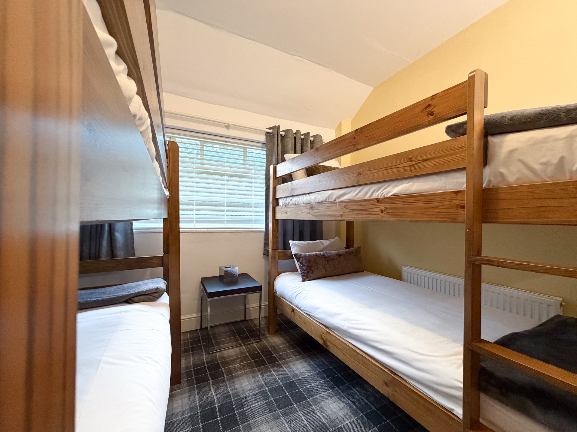 Dormitory bunk rooms at Hilston Park