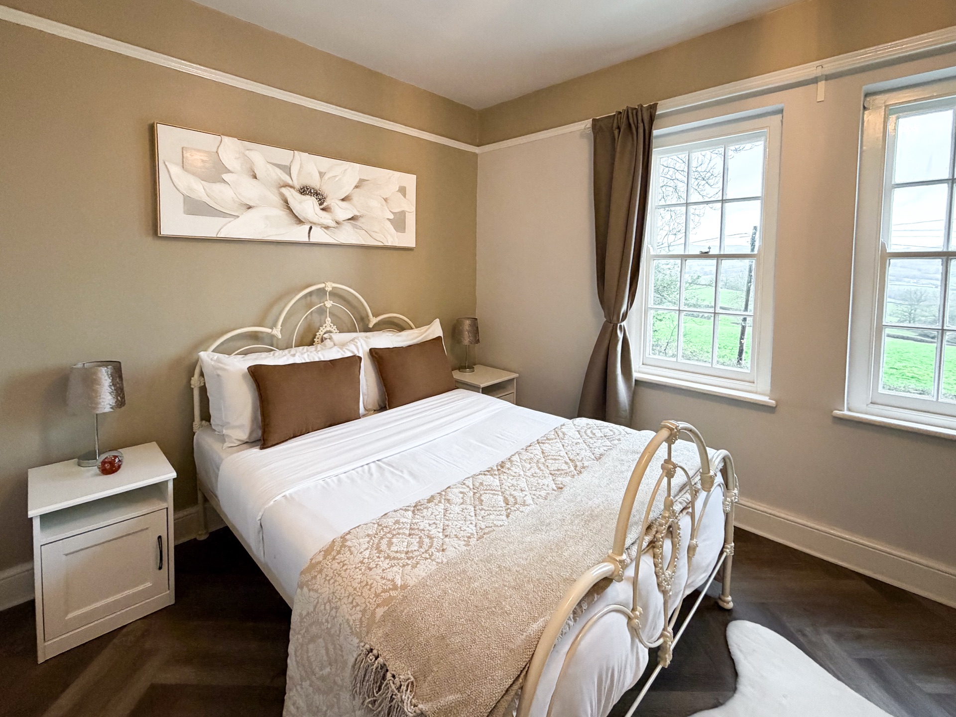 Double garden view room